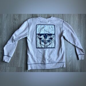 Vans Crewneck Glitter Skull Sweatshirt size S Color